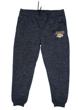 NBA Mens Heather Gray Drawstring Los Angeles Lakers Jogger Sweatpants X-Large