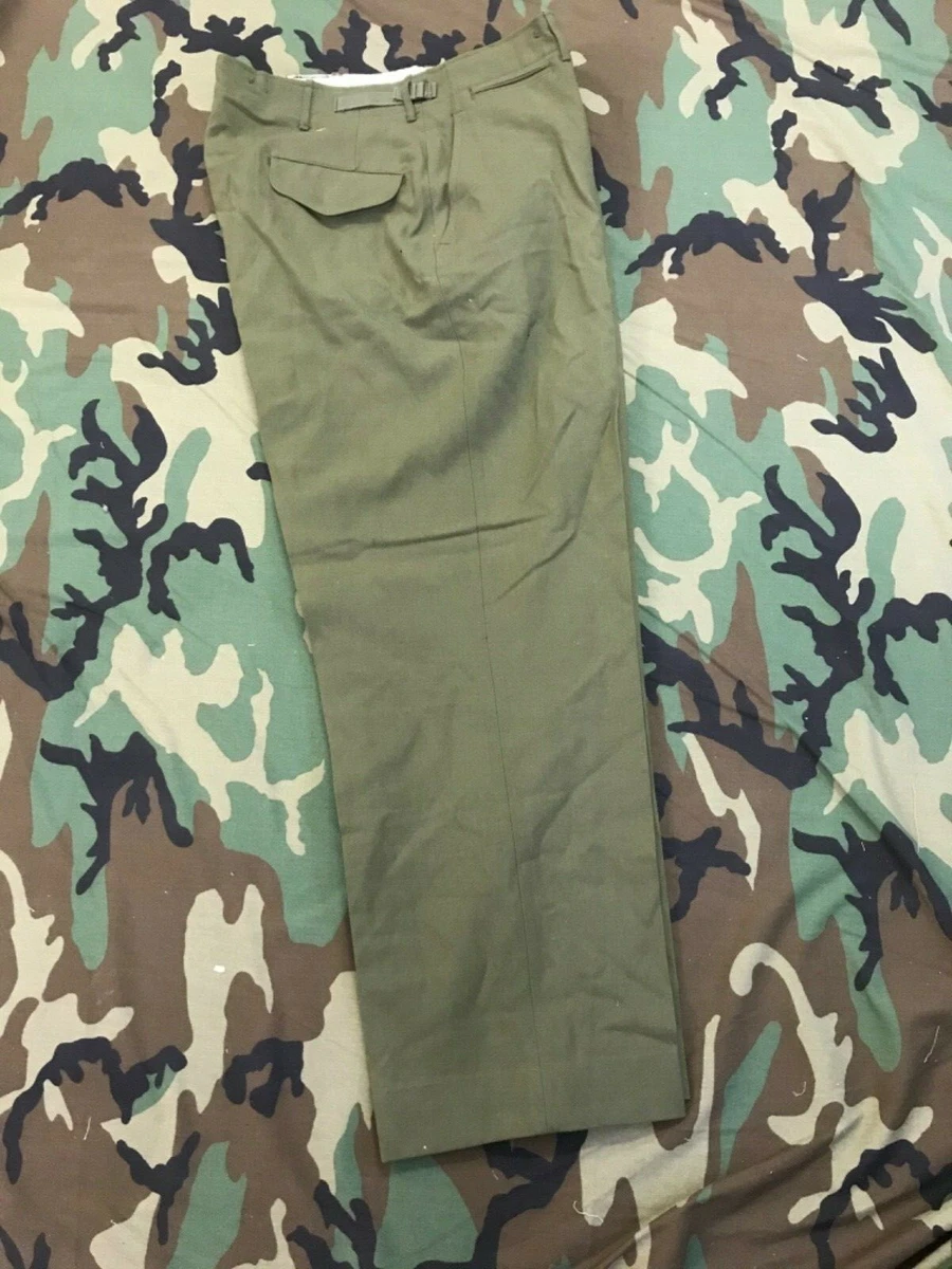 VINTAGE M-1951 WOOL FIELD TROUSERS 18 OUNCES PANTS 55-T-35650-10 