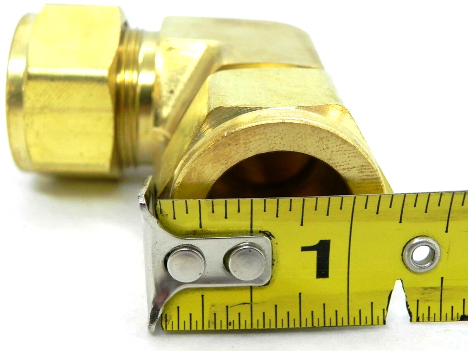 Parker CPI 12-12 EBZ-B Brass Union Pipe Elbow 3/4" Tube 1-1/16" Hex (HR) - Image 4 of 4