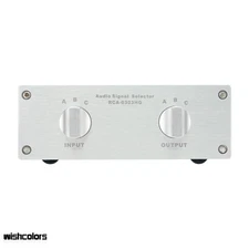 RCA-0303HG High-End Audio Switcher Selector Source Selector For 3 Input 3 Output