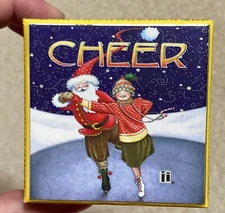 Mary Engebreit Lot of 5 Mini Christmas Box Penguin(read) 2 Cheer Boxes