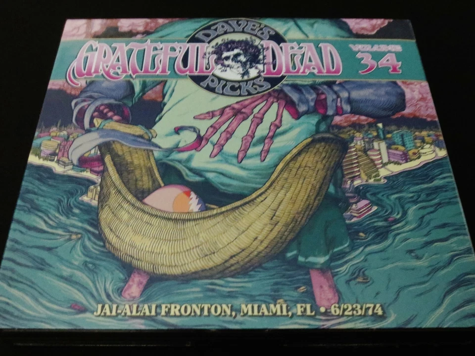 Grateful Dead Dave's Picks 34 Thirty Four Florida Miami Jai Alai 6/23/1974 3 CD - Image 3 of 4