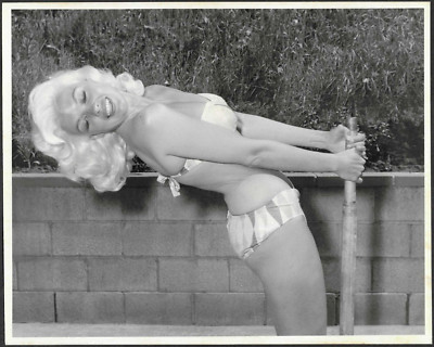 JAYNE MANSFIELD VINTAGE ORIGINAL PHOTO HOLLYWOOD ACTRESS AMAZING SEXY POSE