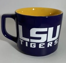 LSU TIGERS Two Toned Purple And Yellow 14 Oz Coffee Mug/Cup  By RFSJ.