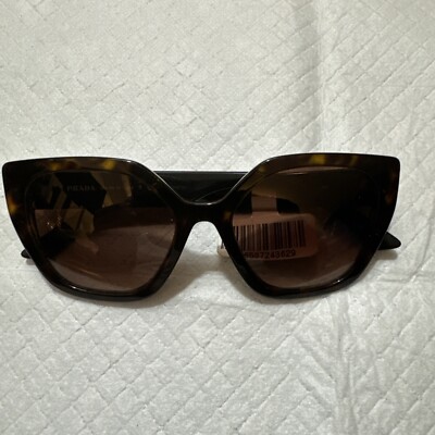 PRADA PR 24XS 2AU6S1 Havana Brown Grad Women display picture 1