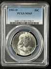 1961-D 50C  Franklin Half Dollar  PCGS MS65    82229812
