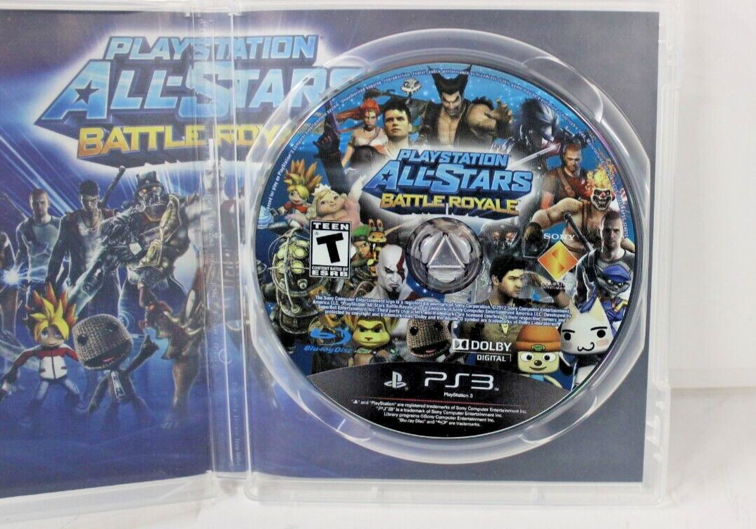 Playstation All-Stars Battle Royale (PS3, Sony PlayStation 3) CIB/ No  Manual 711719984726