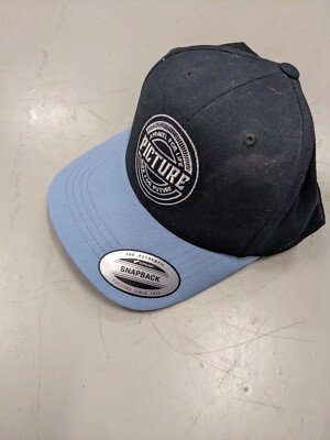 Picture Organic Cap Brent Baseball SB139 Schwarz/Blau Snapback