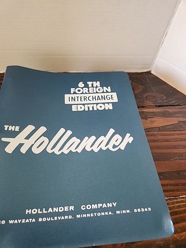 Hollander Manual 6th Foreign Interchange Edition 1960-1981 - Picture 3 of 16