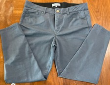 Wit Wisdom Stretch Pant Women 16 Modern Ab solution Luxe Jeans Slate Blue