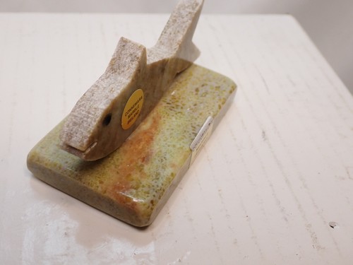 Connemara Marble Fish Paperweight Decoration Ireland 3.5" long - Picture 2 of 4