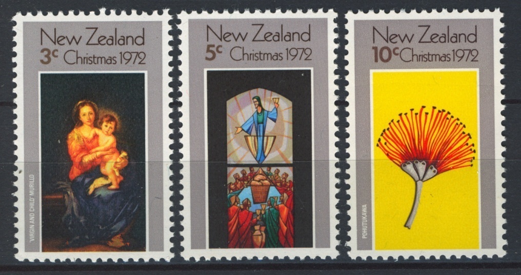 オーストラリア　ニュージーランド　記念 New Zealand 1972, Christmas set MNH, Mi 590-92 | eBay