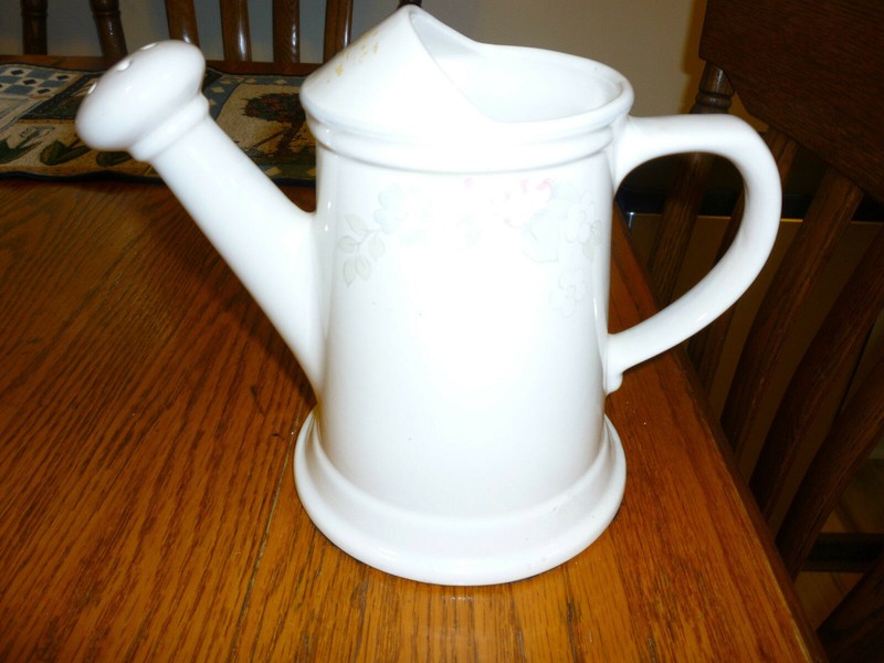 Pfaltzgraff  WYNDAM Watering Can Pitcher - GORGEOUS - Rare - Hard to Find!