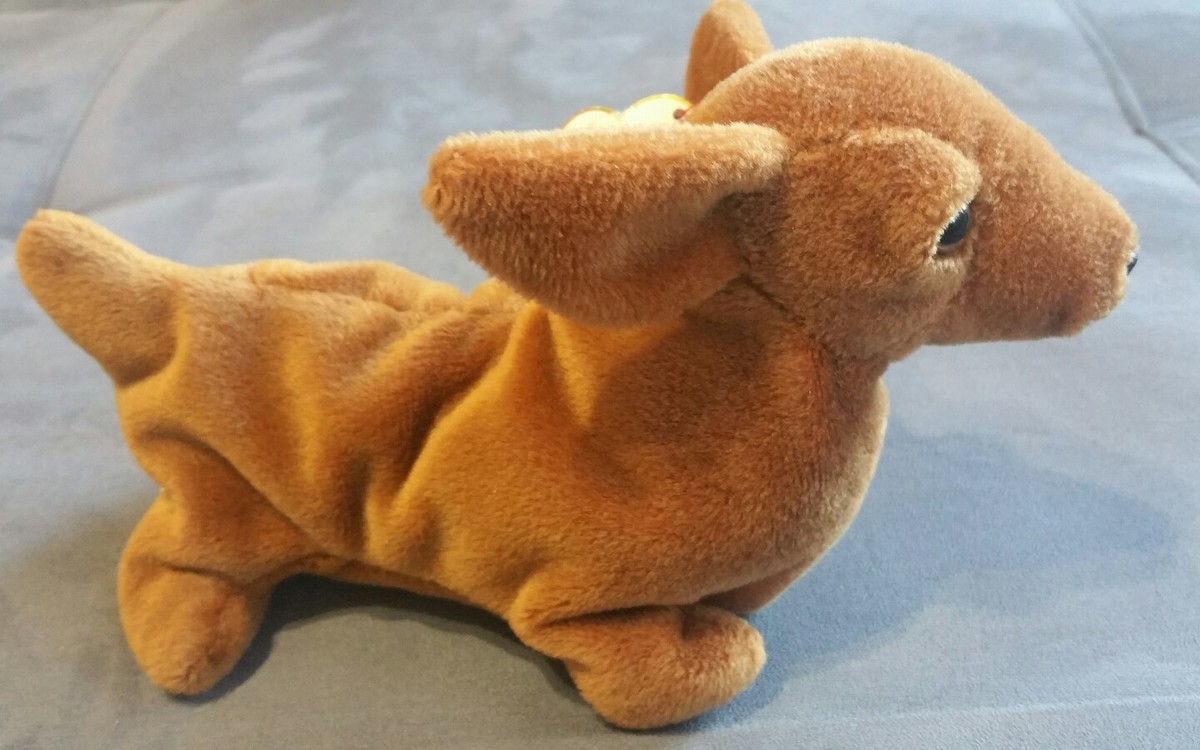 Rare Beanie Baby Tag Weiner Dog Beanie Baby Ty Beanie Babies