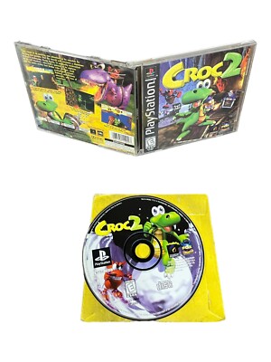 Sony PlayStation 1 PS1 CIB Complete TESTED Croc 2 1999