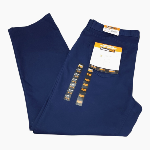 Timberland Pro 8 Series Flex Canvas Work Pants Mens Size 40 x 32 Navy Blue