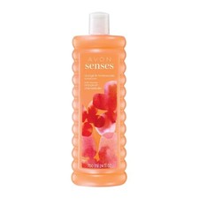5 Avon Senses, Orange  Honeysuckle Bubble Bath. 24 fl. oz. / 700 ml. 5 PACK