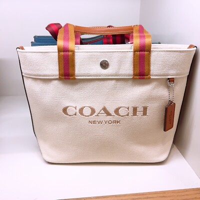 NWT Coach MEN'S Canvas Tote 20 CK168 | eBay