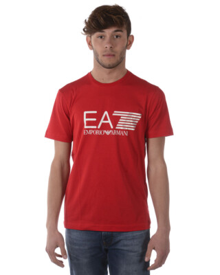 Emporio Armani EA7 Sweatshirt Men's Red T Shirt 3ZPT81PJ02Z 1451