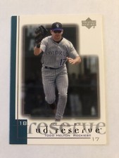 Todd Helton 2001 UD Reserve Baseball Card #176 Colorado Rockies
