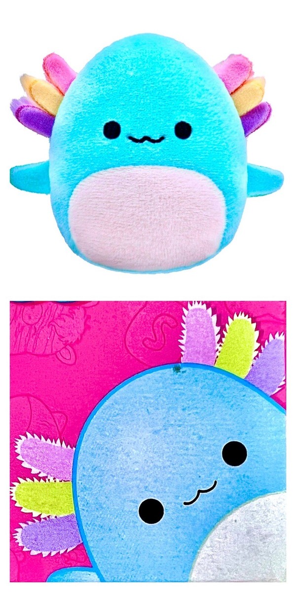 Squishmallows Squishville Play & Display Storage Case With 4 Mini 2-Inch Plush Toys - Big Foot, Axolotl, Parrot, Chameleon - View #9