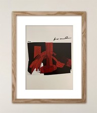 Andy Warhol, Original Signed Print with COA and $3,500 Appraisal.*/