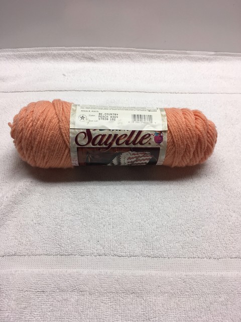 1 Skein Sayelle 4 Ply 3 5 Oz Worsted Weight Yarn Dk Country Peach 0369