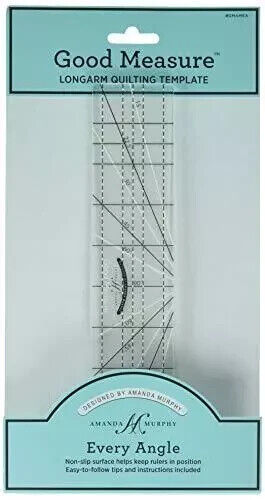 Good Measure 1/4" Thick Machine Quilting ruler - Picture 1 of 3