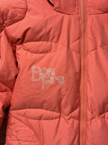 BONFIRE Snowboarding Jacket Orange Coral Youth S - Picture 2 of 10