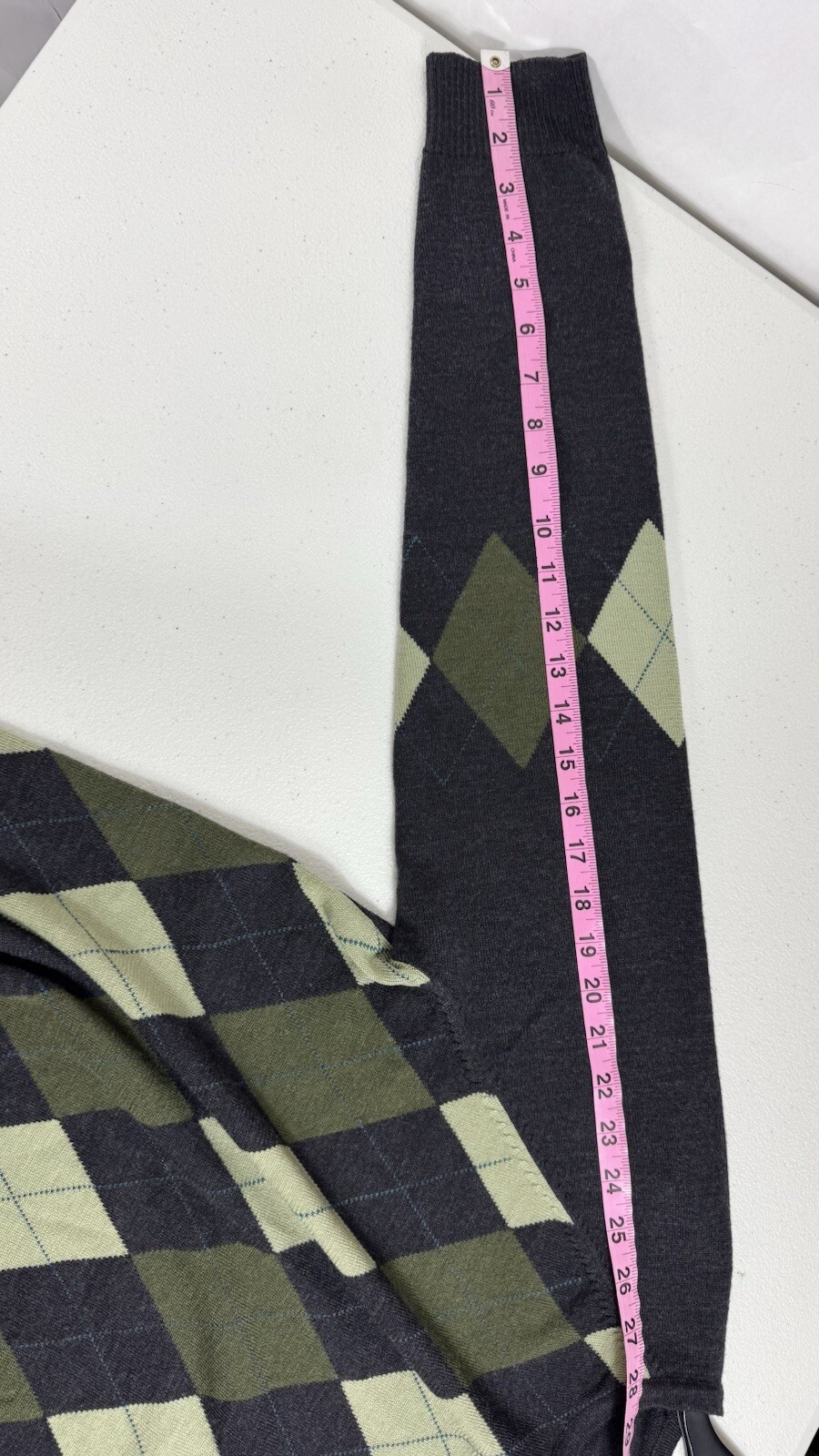 Pendleton Sweater Large Diamond Pattern Men’s Woo… - image 8