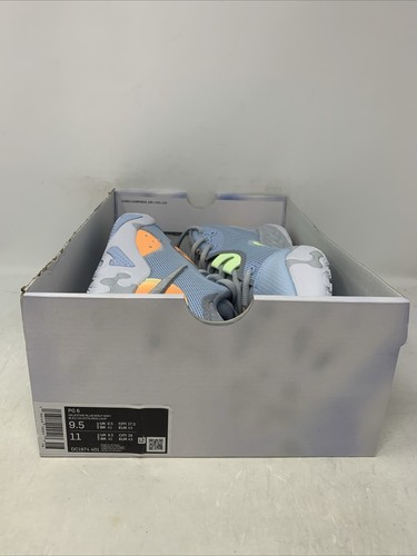 Nike PG 6 'Peach & Cream' Celestine Blue Sneakers, Size 9.5 BNIB DC1974-401 - 第 8/8 張圖片