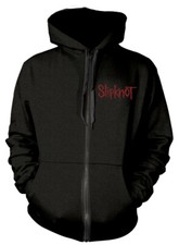 Slipknot Skull Teeth Black Zip Up Hoodie NEW OFFICIAL
