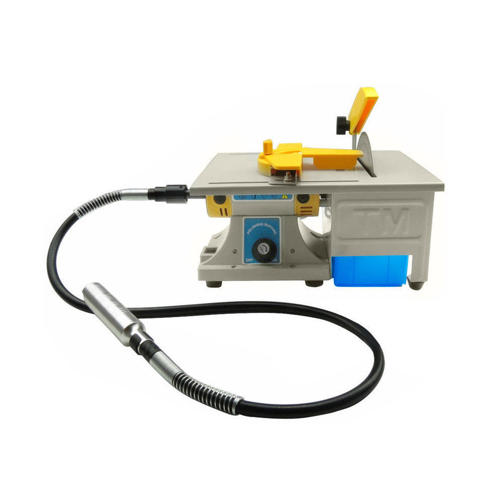 TM-2 Gem Jewelry Rock Polishing Buffer Bench Lathe and Polisher Machine Set 220V