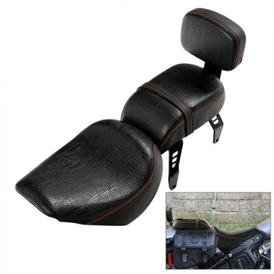 Driver Passenger Seat w/ Backrest Fit For Indian Scout Bobber Sixty 2020-2024 23
