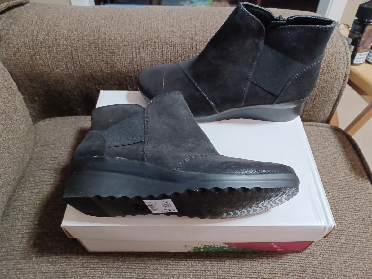 clarks wedge ankle boots
