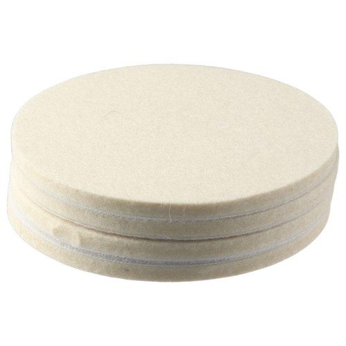 4pcs Wool Wool Felt 125mm Wool Flocking Pad for Car Polishing Waxing