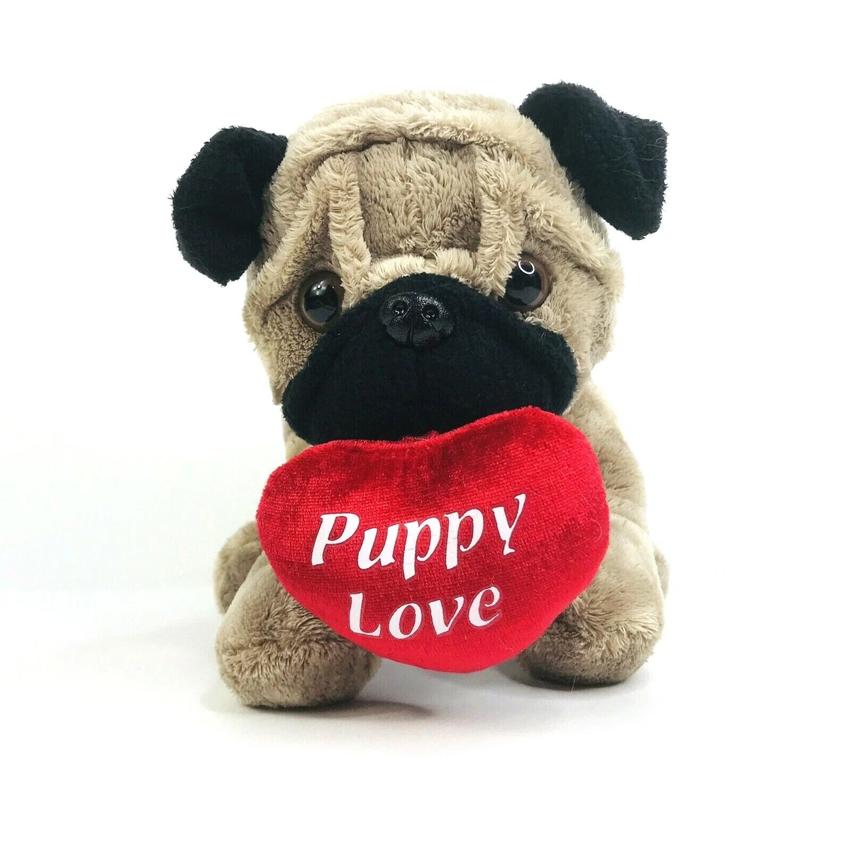 Valentine pug sales stuffed animal