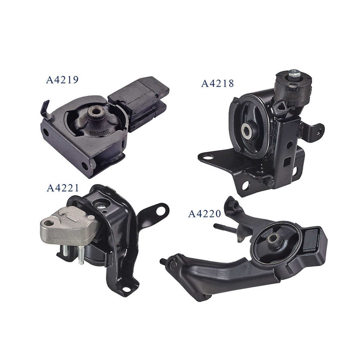 4PCS Engine Motor & Transmission Mounts for 2003-2008 Toyota