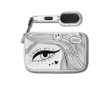 Eva NYC - Healthy Heat - Mini Thermal Straightening Brush - Glow Girl - New