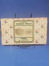 Stoneware Cookie Mold Porky by Hartstone Vintage Pig Hog New Farmer Made In USA