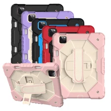 For iPad Pro 11 Air 6 Air 5 Air 4 Rotatable Stand Shockproof Kids Hybrid Case