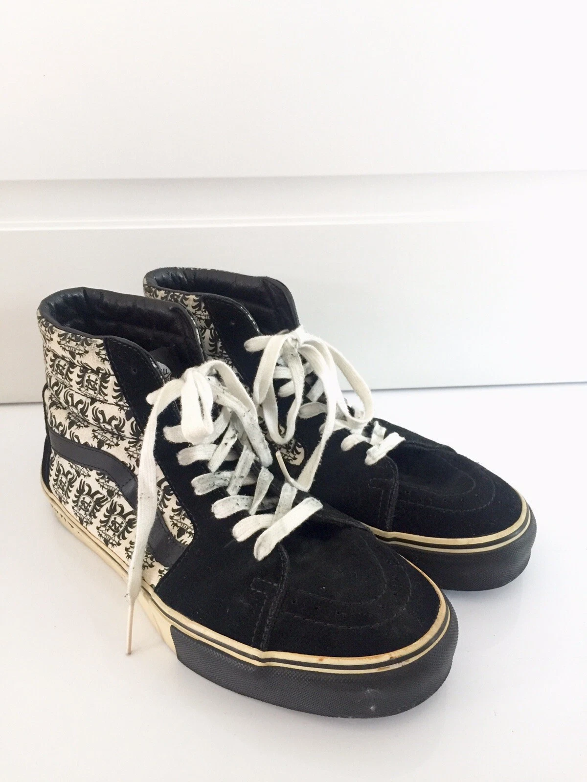 supreme quartier vans sk8 hi us8.5 chaussures homme noir