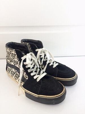 supreme neighborhood vans sk8 hi shoes men black