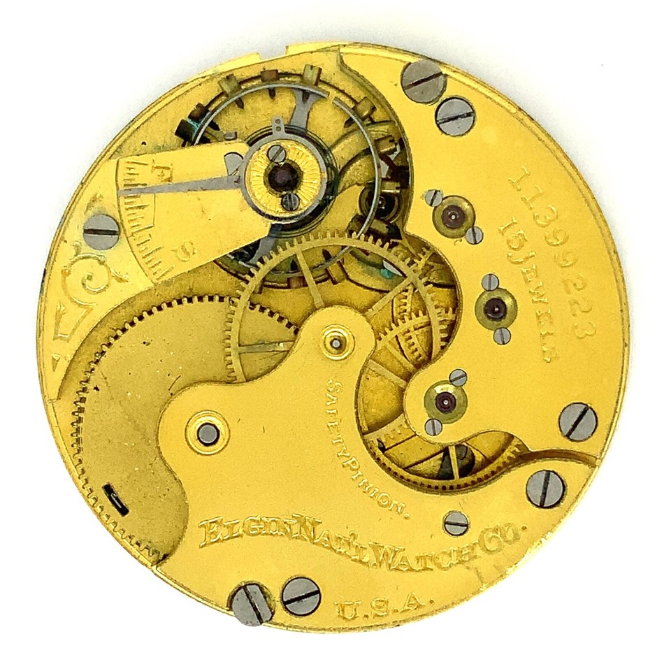 Antique 1905 Elgin Model 2 Grade 325 6s 15J Pocket Watch Movement antique-1905-elgin-model-2-grade-325-6s-15j-pocket-watch-movement