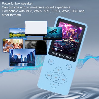 MP4 Player Multifunctional 1.8in Color Screen BT 5.0 MP3 Music Player HiFi M Kit