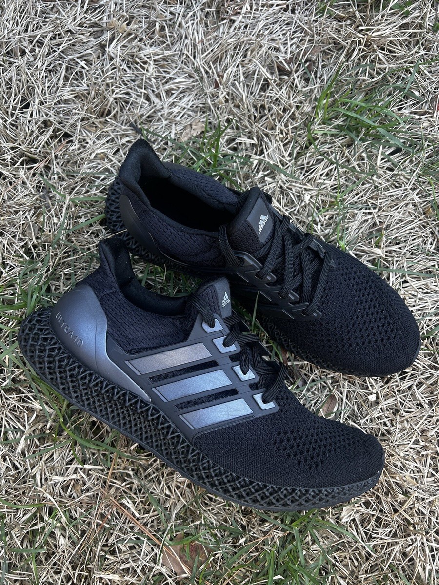 CLEAN Size 11.5 - adidas Ultra 4D Triple Black FY4286 Mens Shoes | eBay