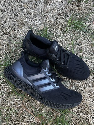 CLEAN Size 11.5 - adidas Ultra 4D Triple Black FY4286 Mens Shoes CLEAN Size 11.5 - adidas Ultra 4D Triple Black FY4286 Mens Shoes