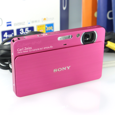 ✨美品✨SONY Cyber-shot DSC-T70 ピンク 動作品 Sony Cyber-shot® DSC-T77 (Pink) 10.1-megapixel digital camera with