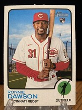 2022 Topps Heritage Ronnie Dawson RC #217 Cincinnati Reds Rookie