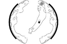 Brake Shoe Set Rear Fits Opel Peugeot Suzuki Toyota Vauxhall TEXTAR 91064500